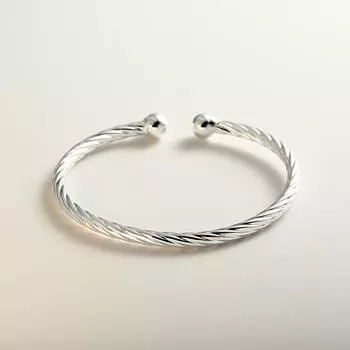 Женский серебряный браслет S999 из чистого серебра с витым узором длиной один метр Sunshine Персонализированный серебряный браслет для ног Простые и универсальные подарки для девочек Adjustable size