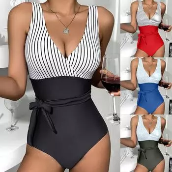 Женский сексуальный комплект бикини с принтом, купальный костюм с пуш-ап, купальник с высокой талией