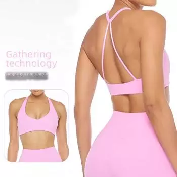 «Женский сексуальный топ для йоги с красивой спиной для танцев и фитнеса».