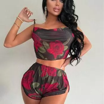 Женский сексуальный треугольный раздельный бикини-костюм, комплект, завязывающиеся по бокам стринги, купальник на одно плечо, эластичный S розы красного