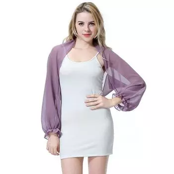 Женский шаль с длинным рукавом, шифоновый купальник с открытой передней частью, бикини, пляжное платье, солнцезащитный крем, пляж