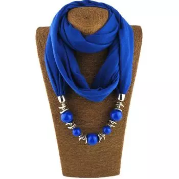 Женский шарф-ожерелье, 9 цветов в ассортименте