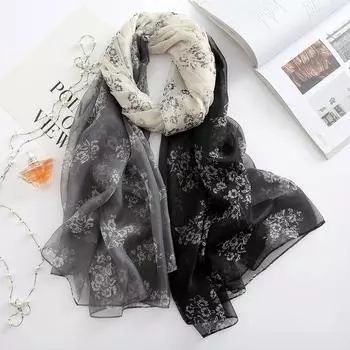 Женский шарф с цветными блоками, длинные солнцезащитные шали и накидки, легкая пашмина на весну, лето и осень, 180*140 см 180*140cm красный