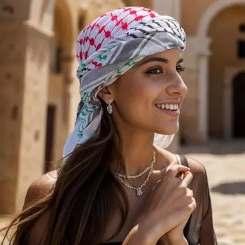 Женский шарф с клетчатым принтом Хиджаб Мягкие шали и накидки Женский платок Дизайнерская пашмина Бандана Мусульманский платок 138x138cm