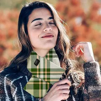 Женский шарф с подогревом, USB умная зарядка, трехступенчатая регулировка, зимние теплые шарфы, милый модный шарф унисекс, подушечка для шарфа One Size