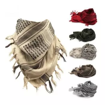 Женский шарф-шаль с клетчатым принтом и кисточками, жаккардовый шарф из дышащей нескользящей ткани для подружки невесты и матери армия зеленый