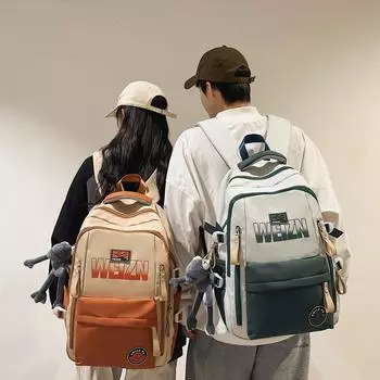 Женский школьный рюкзак, мужской школьный рюкзак, дорожная сумка синий