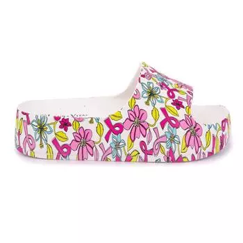 Женский шлепанец-цветок на толстой подошве LAURA VITA 39 разноцветный