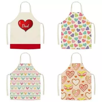 Женский сладкий фартук Фартук для выпечки Фартук для мороженого Фартук для уборки дома Кофейный кухонный фартук Мужской и женский фартук против обрастания 47X38CM