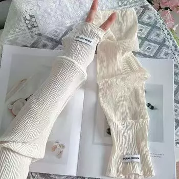 Женский солнцезащитный рукав Дышащие накладные рукава Чехол-рукав Модные аксессуары Полиэстер Защита от солнца 4 цвета