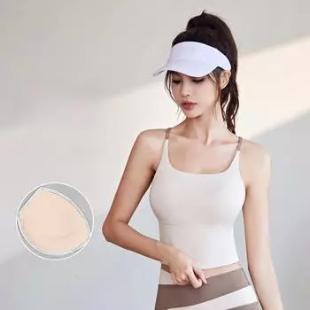 Женский спортивный бюстгальтер Juyitang с высокой эластичной подкладкой для йоги и фитнеса Small