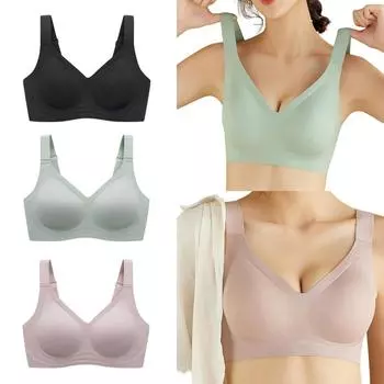 Женский спортивный бюстгальтер с регулируемыми бретелями и пряжкой на спине. 2XL