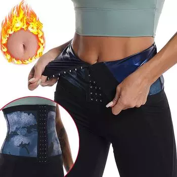 Женский спортивный пояс для йоги, фитнеса, потного живота, пояс для коррекции талии, пояс для пота, камуфляжный пояс S/M