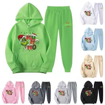 Женский спортивный спортивный костюм с капюшоном, комплект из двух предметов для бега, пуловер с длинными рукавами, толстовка + спортивные штаны, унисекс XXXL чёрный