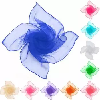 Женский стильный чистый карамельный цвет, мягкий шифоновый шелковый шарф на шею, квадратная шаль светло-синий