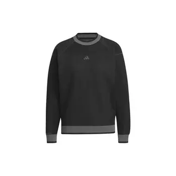 Женский свитер Adidas Badge Crew Neck с длинным рукавом, черный HZ6039 M