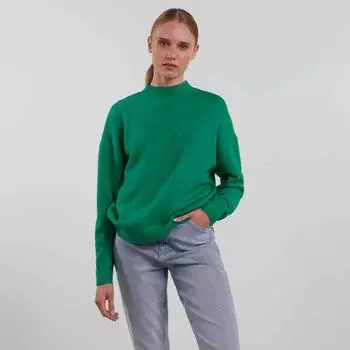 Женский свитер Ban с длинными рукавами и круглым вырезом PIECES