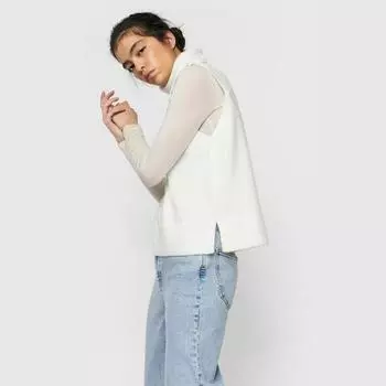 Женский свитер без рукавов из смесовой шерсти VERO MODA