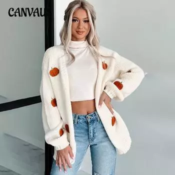 Женский свитер больших размеров, однотонный, с вышивкой, трехмерный, с длинными рукавами S белый