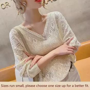 Женский свитер-кардиган с V-образным вырезом и цветочным узором 2023 года — свободный крой, рукава «летучая мышь», короткая длина L фиолетовый/ярко-розовый