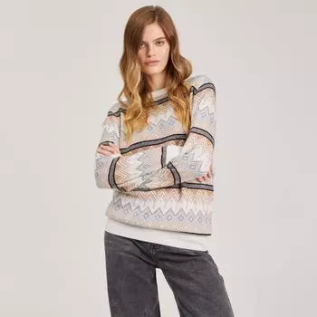 Женский свитер осень-зима с круглым вырезом и длинными рукавами S верблюд