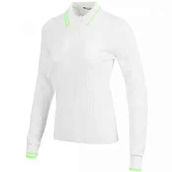 Женский свитер-поло из хлопковой смеси Zippor S в рубчик G4LF23S801SNO/XS