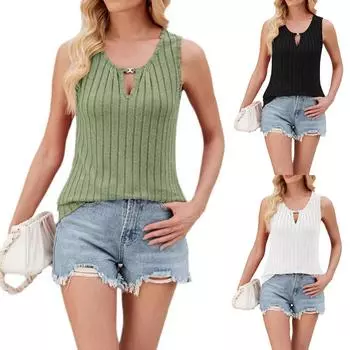 Женский свитер с цветными блоками и длинными рукавами, украшенный узором по верхнему краю L красный