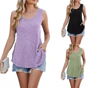 Женский свитер с цветными блоками и длинными рукавами, украшенный узором по верхнему краю L белый