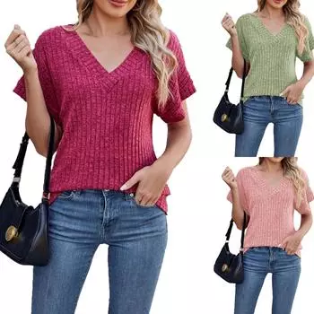 Женский свитер с цветными блоками и длинными рукавами, украшенный узором по верхнему краю L чёрный