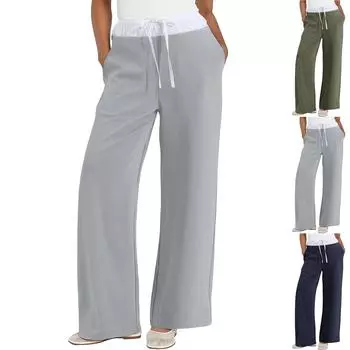 Женский свитер с цветными блоками и длинными рукавами, украшенный узором по верхнему краю L чёрный