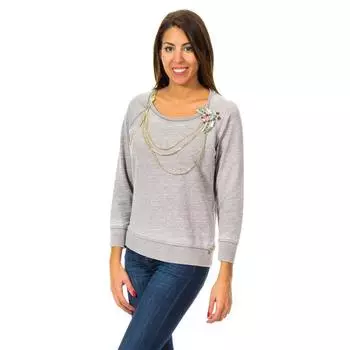 Женский свитер с длинными рукавами и круглым вырезом 70DFL0129 XS серый