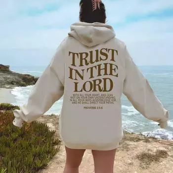 Женский свитер с капюшоном и принтом букв, флисовая спортивная толстовка с длинными рукавами XS темно-зеленого