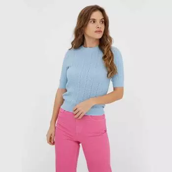 Женский свитер тонкой вязки с короткими рукавами VERO MODA