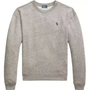 Женский свитшот Polo Ralph Lauren с вышивкой, круглым вырезом и длинными рукавами, серый WMPOKNINFB20701-020 L
