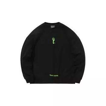 Женский свободный пуловер Li-Ning X Disney, черный AWDQ244-1 XXL