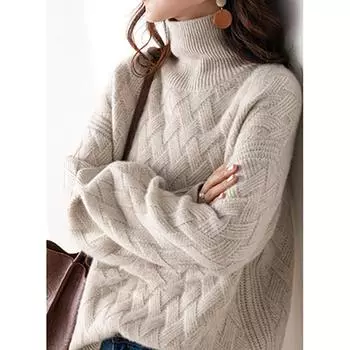 Женский свободный свитер зимний повседневный шикарный кашемировый свитер большого размера толстый свитер пуловеры пуловер с длинным рукавом XXL белый