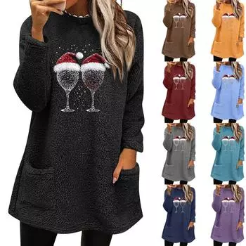 Женский свободный топ с круглым вырезом и длинными рукавами, ажурной спинкой XL синий