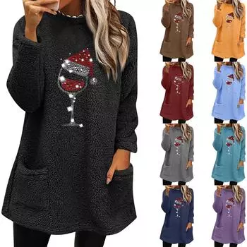 Женский свободный топ с круглым вырезом и длинными рукавами, ажурной спинкой L чёрный