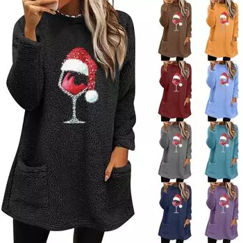 Женский свободный топ с круглым вырезом и длинными рукавами, ажурной спинкой L чёрный