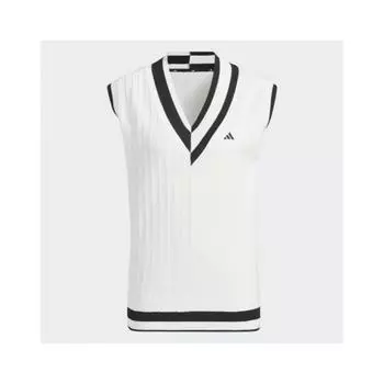 Женский свободный трикотажный жилет Adidas S white IK9799/S