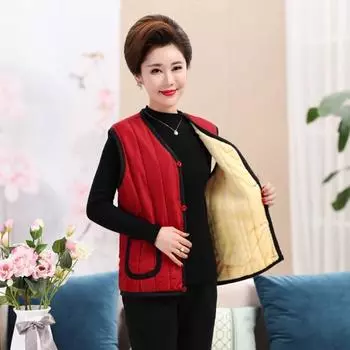 Женский свободный утолщенный жилет, зимний теплый жилет, без рукавов, жилет больших размеров, свободные повседневные жилеты 4XL