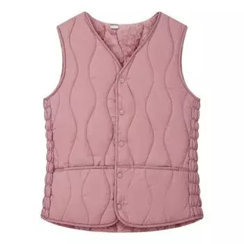 Женский теплый жилет с подкладкой, легкий жилет без рукавов, облегающий жилет, ветрозащитный однобортный однотонный жилет для повседневной носки осенью и зимой XL