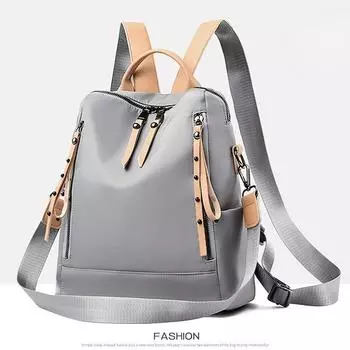 Женский тканевый рюкзак Оксфорд, модная женская сумка на плечо, женский дорожный рюкзак большой емкости, школьные сумки чёрный