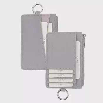 Женский тонкий кошелек из искусственной кожи - узор личи, несколько отделений для карт, изысканный дизайн, популярен в Японии и Корее null зелёный