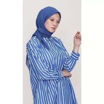 Женский тонкий шарф Rio Indigo с узором