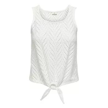 Женский топ без рукавов с бантом JDY