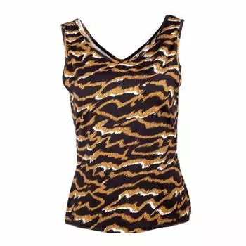 Женский топ без рукавов с леопардовым принтом VERO MODA