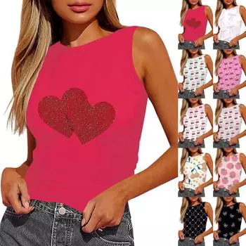 Женский топ-майка без рукавов с плиссировкой L чёрный