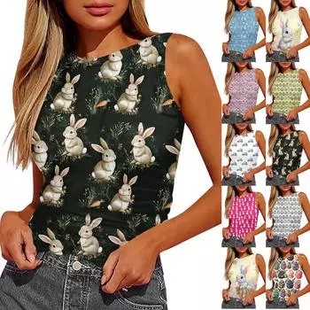 Женский топ-майка без рукавов с плиссировкой L чёрный