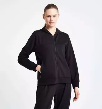 Женский топ с капюшоном на молнии 24N-2146